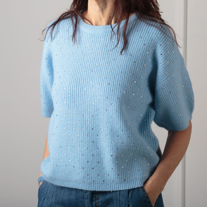 MAGLIA APPLICAZIONI STRASS